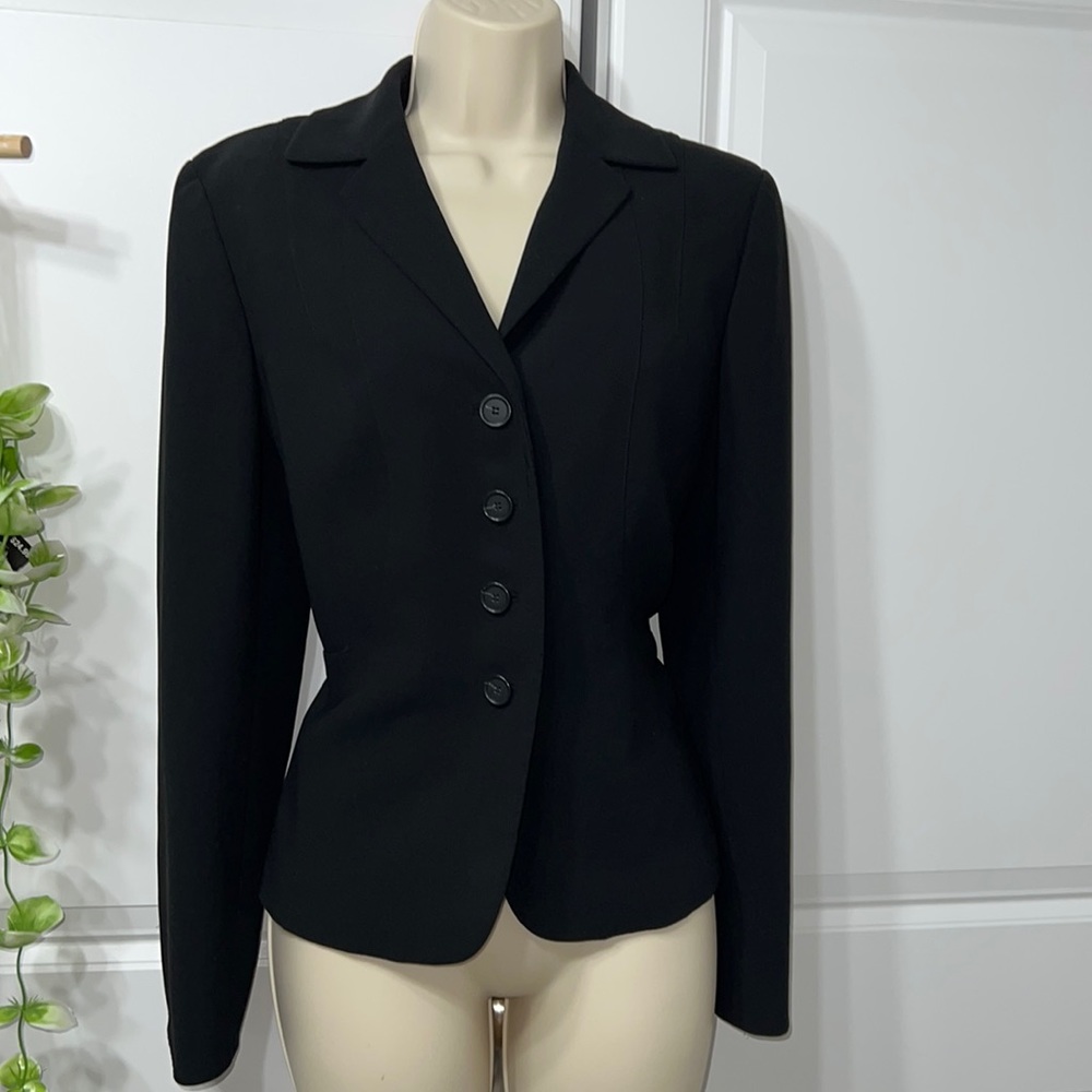 Ann Taylor Black Blazer, split sleeve